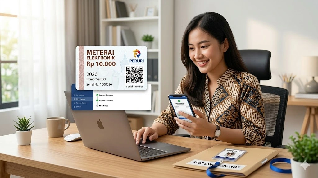 Cara Beli E-Meterai CPNS 2026 di Peruri: Panduan Lengkap Langkah demi Langkah
