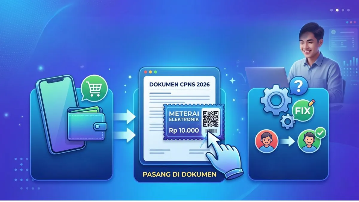 E-Meterai CPNS 2026: Panduan Lengkap Beli, Pasang dan Troubleshoot